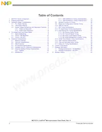 MCF5373LCVM240J Datasheet Pagina 2