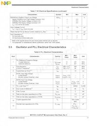 MCF5373LCVM240J數據表 頁面 17