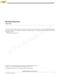 MCHC908JW32FAE Datenblatt Seite 5