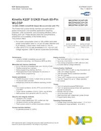 MK22FN512CBP12R Datasheet Copertura