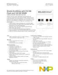 MKL28Z512VLL7 Datenblatt Cover