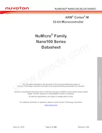 NANO120KE3BN Datasheet Cover