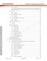 NANO120KE3BN Datasheet Pagina 4