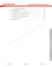 NANO120KE3BN Datasheet Pagina 5