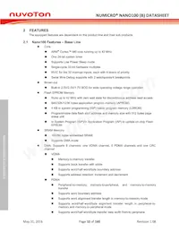 NANO120KE3BN Datasheet Page 10