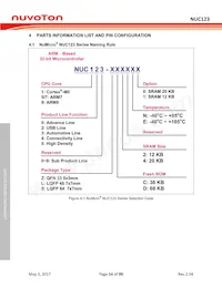 NUC123SC2AN1 Datasheet Pagina 14