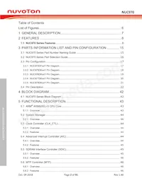 NUC975DK61Y Datasheet Pagina 2