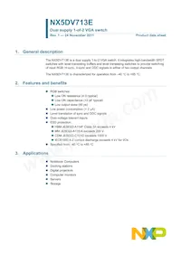 NX5DV713EHF Datasheet Copertura