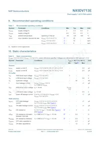 NX5DV713EHF Datasheet Pagina 6