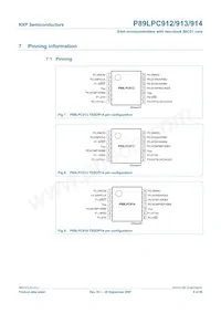 P89LPC914FDH Datasheet Pagina 9