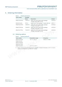 P89LPC915HDH Datasheet Pagina 3