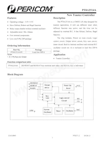 PT8A2514APE Datasheet Cover