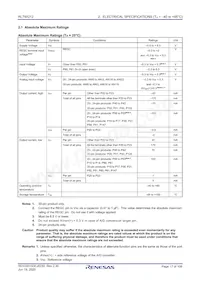 R5F1036ADSP#35 Datasheet Pagina 17