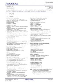 R5F10JBCGNA#U0 Datasheet Copertura