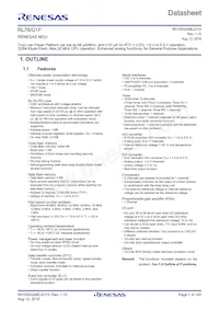 R5F11BCEALA#U0 Datasheet Copertura