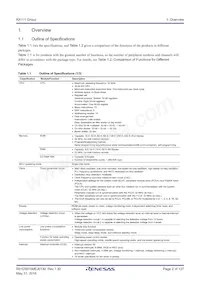 R5F5111JADNF#U0 Datasheet Pagina 2