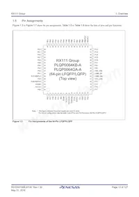 R5F5111JADNF#U0 Datasheet Page 13