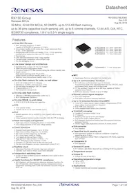 R5F51306ADFK#50 Datasheet Copertura