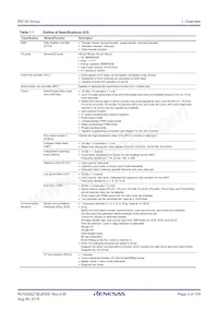 R5F51306ADFK#50 Datasheet Pagina 3