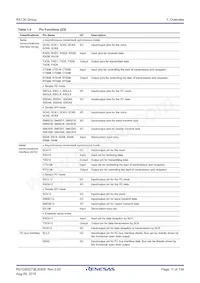 R5F51306ADFK#50 Datasheet Pagina 11