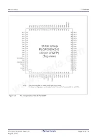 R5F51306ADFK#50 Datasheet Pagina 14