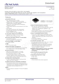 R5F523T3ADFM#30 Datasheet Copertura