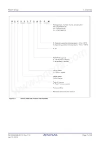 R5F523T3ADFM#30 Datasheet Pagina 7