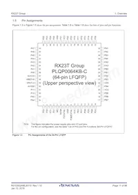 R5F523T3ADFM#30 Datasheet Pagina 11