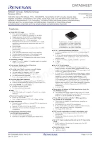 R5F562GAADFH#V3 Datasheet Cover