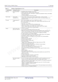 R5F562GAADFH#V3 Datasheet Page 3