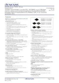 R5F563NFHGFB#V0 Datasheet Copertura