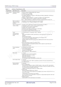 R5F563NFHGFB#V0 Datasheet Pagina 6