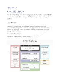 R7F7010133AFP#KA2 Datasheet Copertura