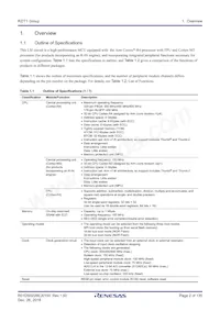 R7S910017CBG#AC0 Datasheet Pagina 2