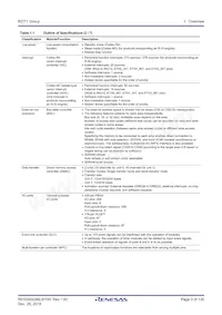 R7S910017CBG#AC0 Datasheet Pagina 3