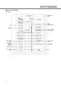 S1C17564F111100 Datasheet Pagina 3