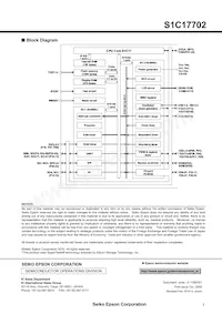 S1C17702F101100 Datasheet Page 3