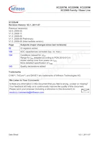 SAK-XC2287M-72F80L AA Datasheet Pagina 4