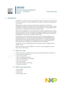 SE050C2HQ1/Z01SDZ Datasheet Copertura