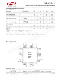 SI2167-B22-GMR Datasheet Page 2