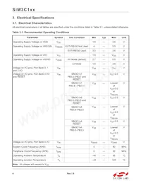 SIM3U167-B-GQR Datasheet Pagina 6