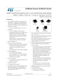 STM32F303VEH7TR Datasheet Cover