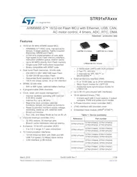 STR912FAW46X6T數據表 封面