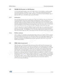 STR912FAW46X6T Datasheet Pagina 15