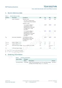 TDA10027HN/C1數據表 頁面 2