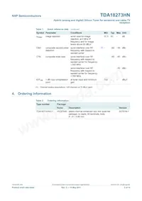 TDA18273HN/C1 Datasheet Pagina 2