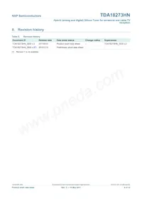 TDA18273HN/C1 Datasheet Pagina 6