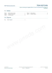 TDA18273HN/C1 Datasheet Pagina 9