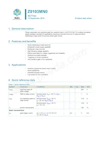 Z0103MN0數據表 封面