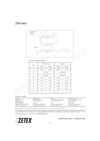 ZXFV401N16TA Datasheet Page 8